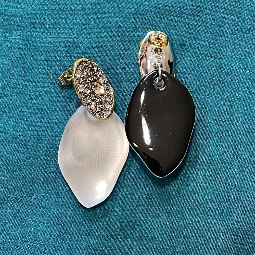 ALEXIS BITTAR LICITE & CRYSTAL EARRINGS - BRAND NEW